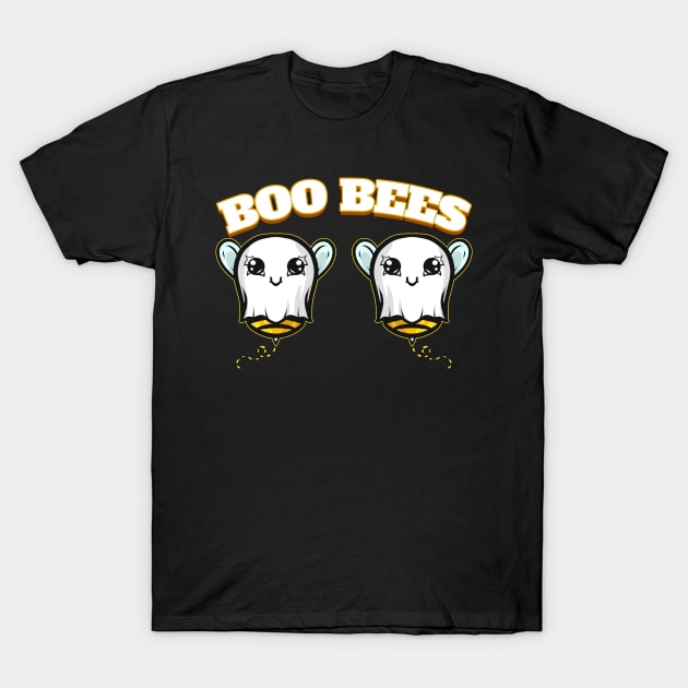 Boo Bees Dressed Up As Ghost Costume Halloween T-Shirt by SinBle